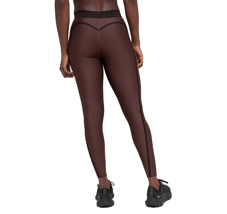 alo Women's Airlift High-Waist 7/8 Line Up Legging Summer Brownstone