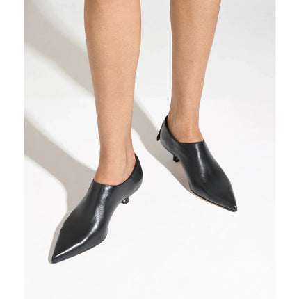 AEYDE Women's Virun Pointed Sock Boots Black Nappa
