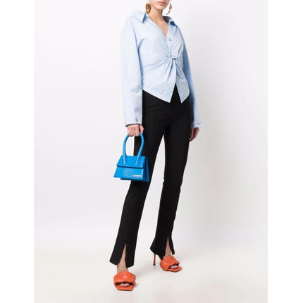 Jacquemus Women's Le Chiquito Moyen Bag Blue