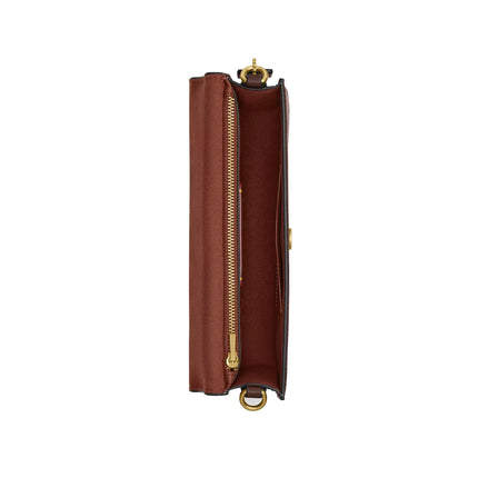 Coach Women's New York Elora Top Handle Crossbody Bag Brass/Maple