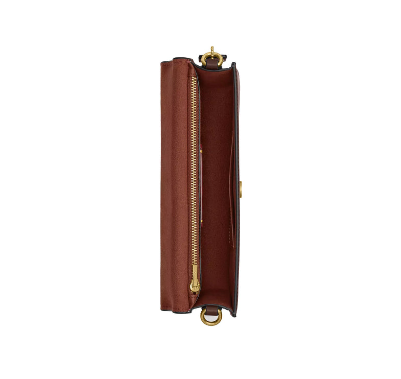Coach Women's New York Elora Top Handle Crossbody Bag Brass/Maple