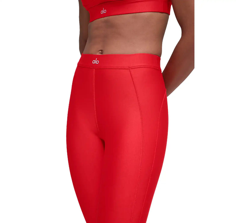 alo Women's Airlift High-Waist Ignite 7/8 Legging Bright Red