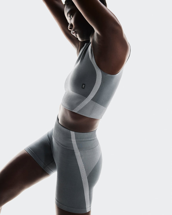 On Cloud Women's Studio Knit Crop 1 W Rock | Glacier