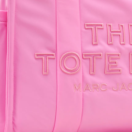 Marc Jacobs Women's The Puffy Nylon Large Tote Bag Confetti Pink