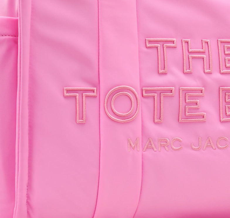 Marc Jacobs Women's The Puffy Nylon Large Tote Bag Confetti Pink