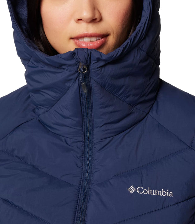 Columbia Women's Joy Peak II Mid Hooded Jacket Collegiate Navy