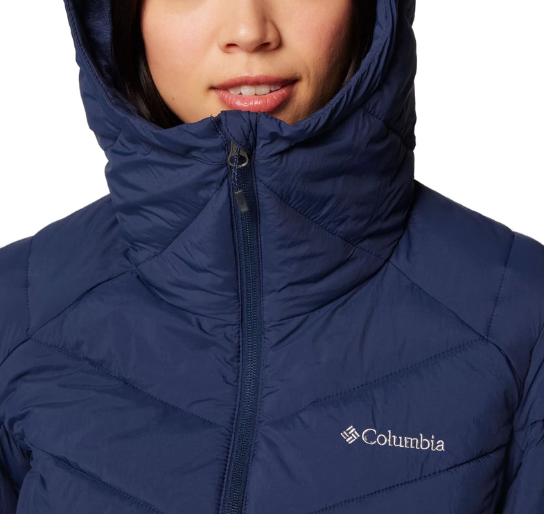 Columbia Women's Joy Peak II Mid Hooded Jacket Collegiate Navy