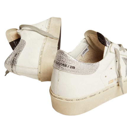 Golden Goose Women's Hi Star with Star and Metallic Silver Heel