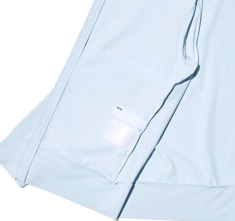 Uniqlo Kid's AIRism UV Protection Mesh Full-Zip Hoodie 60 Light Blue