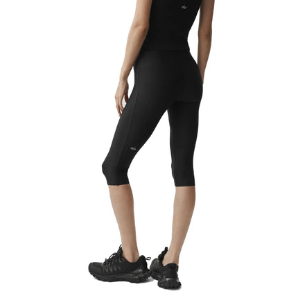 alo Women's Airlift High-Waist Sleek Capri Black