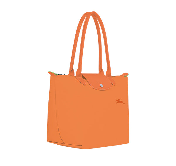 Longchamp Women's Le Pliage Green M Tote Bag Orange