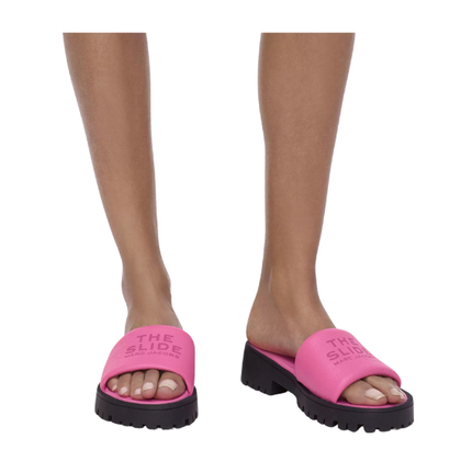 Marc Jacobs Women's The Lug Sole Slide Bow Pink