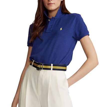 Polo Ralph Lauren Women's Classic Fit Mesh Polo Shirt Fall Royal