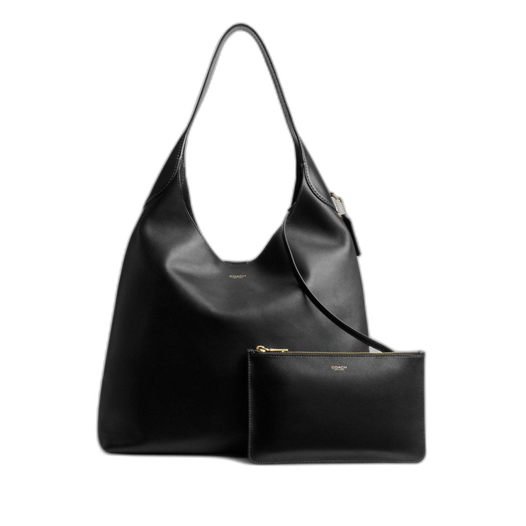 Coach Women's New York Zip Pouch Brass/Black