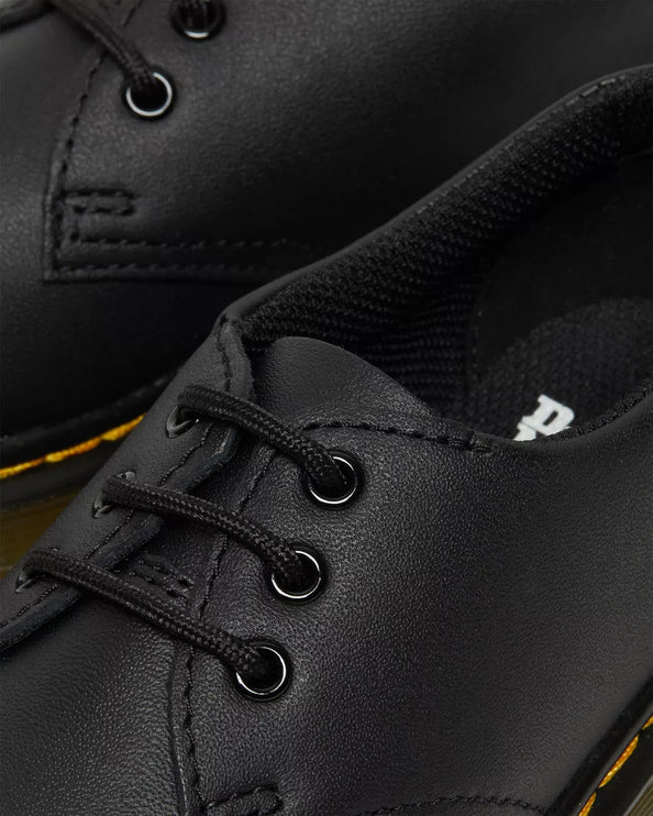 Dr. Martens Unisex Junior 1461 Softy T Leather Shoes Black - Softy T