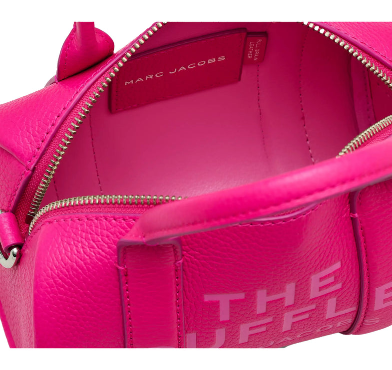Marc Jacobs Women's The Leather Mini Duffle Bag Hot Pink