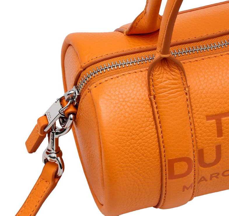 Marc Jacobs Women's The Leather Mini Duffle Bag Tangerine