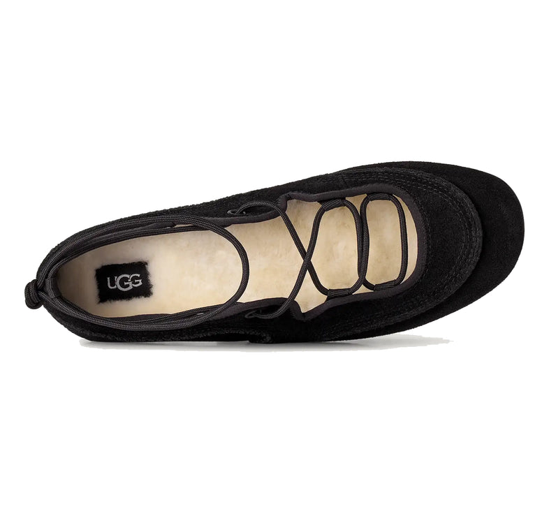 UGG Women's Quill Ballet Sneaker Black