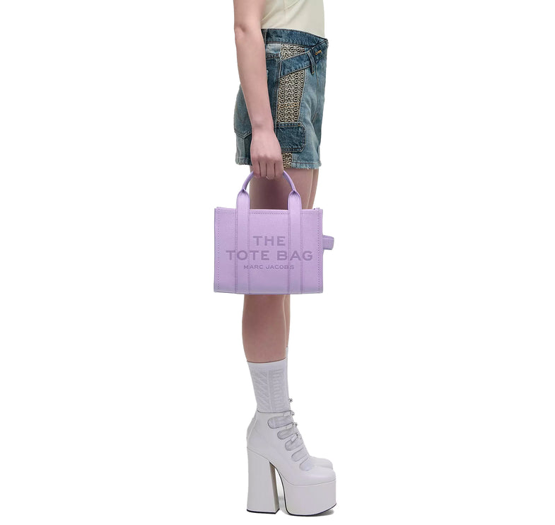 Marc Jacobs Women's The Leather Small Tote Bag Wisteria