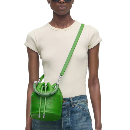 Marc Jacobs Women's The Leather Bucket Bag Kiwi