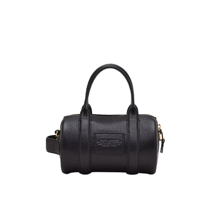 Marc Jacobs Women's The Leather Mini Duffle Bag Black - Özel Fiyat