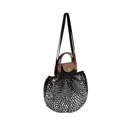 Longchamp Women's Le Pliage Filet L Mesh Bag Black