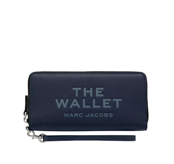 Marc Jacobs Women's The Leather Continental Wallet Blue Sea