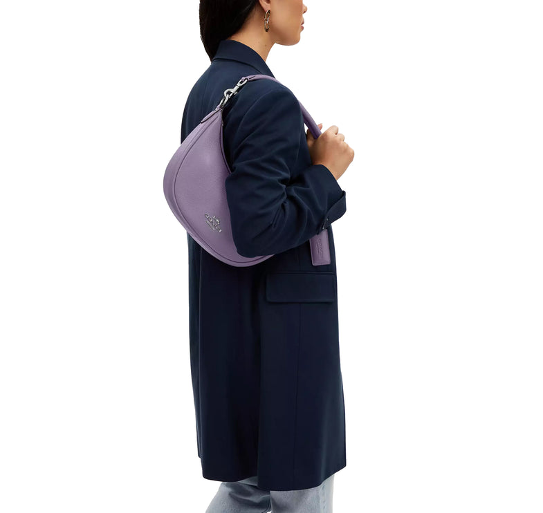 Coach Women's Aria Shoulder Bag Silver/Light Violet