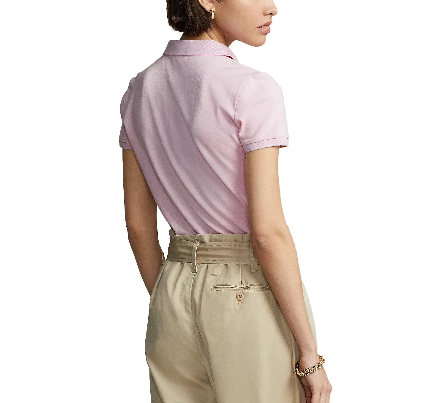 POLO RALPH LAUREN WOMEN'S Slim Fit Stretch Polo Shirt