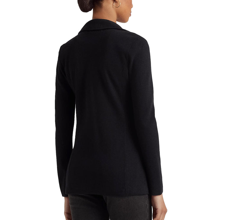 Polo Ralph Lauren Women's Combed Cotton Blazer Polo Black