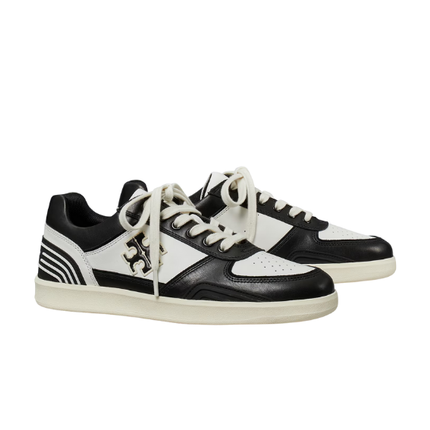 Tory Burch Women's Clover Court Sneaker White/Perfect Black