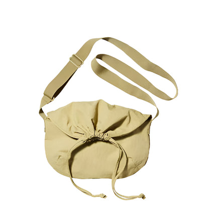 Uniqlo Unisex Drawstring Shoulder Bag Small 45 Yellow