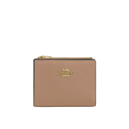 Coach Women's Bifold Wallet Gold/Taupe