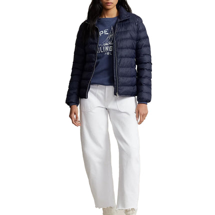 Polo Ralph Lauren Women's Packable Quilted Jacket RL Navy