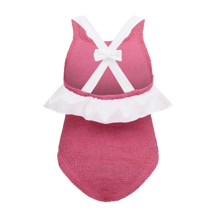 HUNZA G Kids Lara Swim Candy Pink