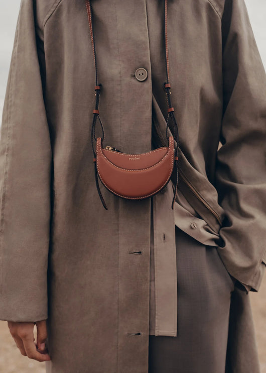 Polène Women's Numéro Dix Micro Cognac