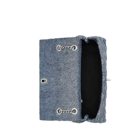 Marc Jacobs Women's The Quilted Denim Dual Convertible Shoulder Bag Denim