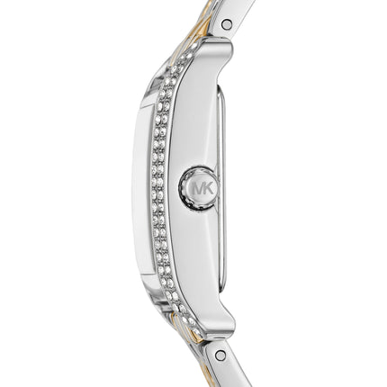 Michael Kors Women's Mini Monroe Pavé Two-Tone Watch MKO1035