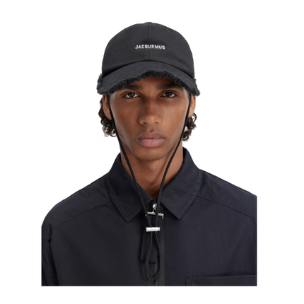 Jacquemus Unisex The Artichaut Cap Black