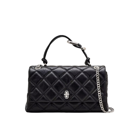Marc Jacobs Women's The Quilted Dual Convertible Shoulder Bag Black