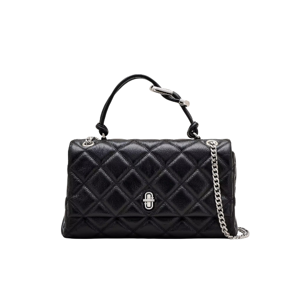 Marc Jacobs Women's The Quilted Dual Convertible Shoulder Bag Black
