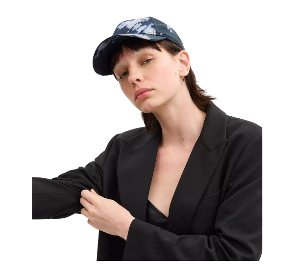 Coach Unisex Tie Dye Print Baseball Hat Blue