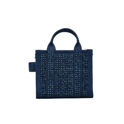 Marc Jacobs Women's The Crystal Denim Crossbody Tote Bag - Hemen Kargoda