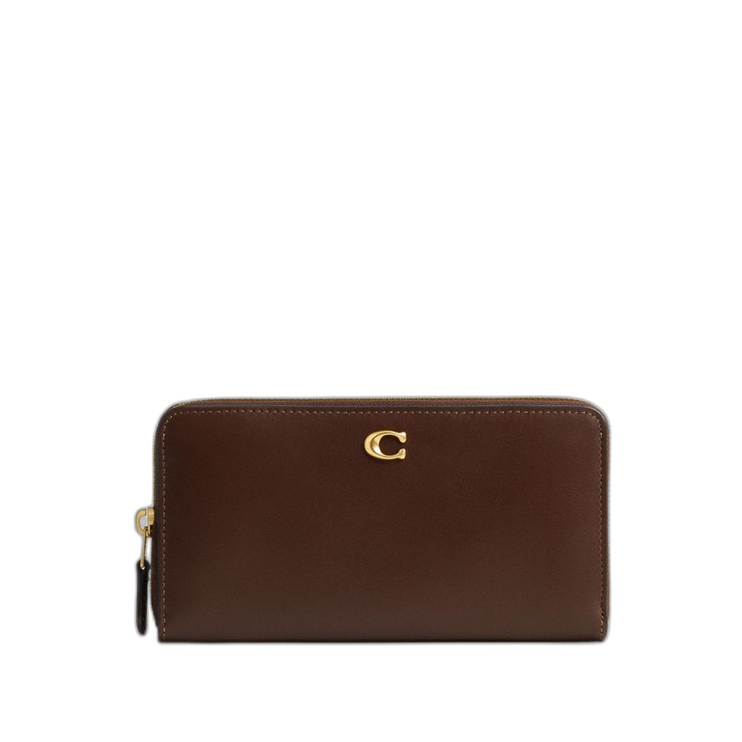 Coach Women's Essential Accordion Zip Wallet Brass/Maple