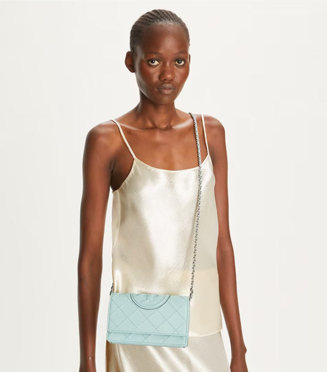 Tory Burch Women's Fleming Soft Crossbody Geyser