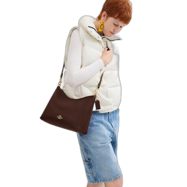 Coach Women's Laurel Shoulder Bag Gold/Maple
