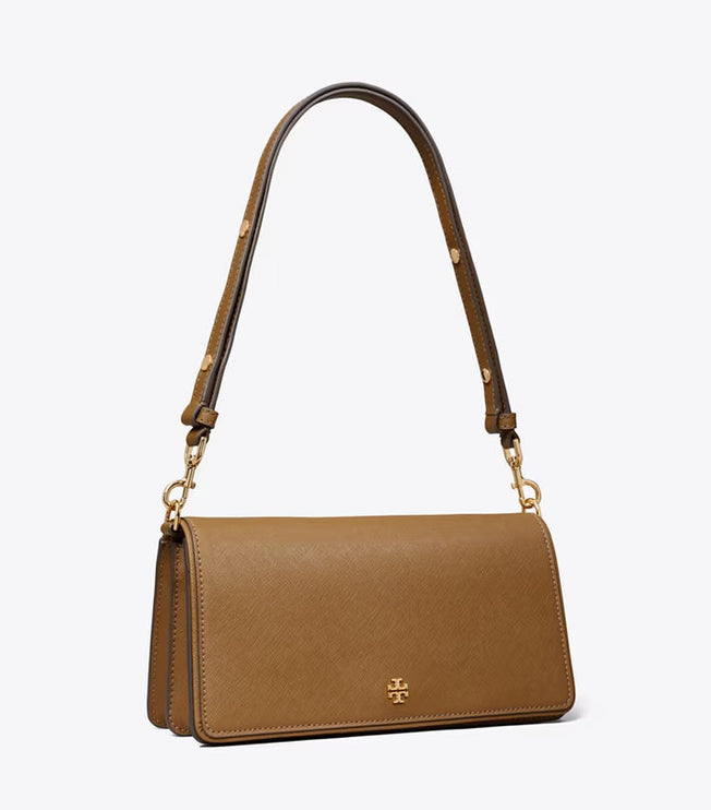 Tory Burch Women's Leather Convertible Crossbody Moose