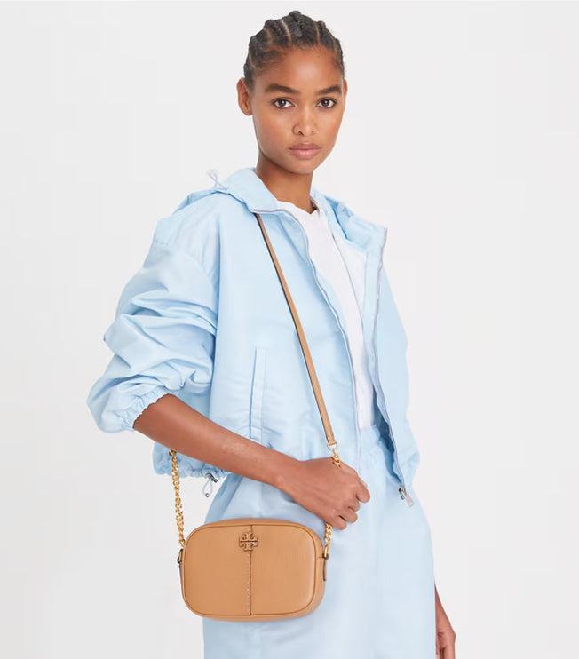 Tory Burch Women's McGraw Camera Bag Tiramisu