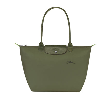 Longchamp Women's Le Pliage Green L Tote Bag Forest