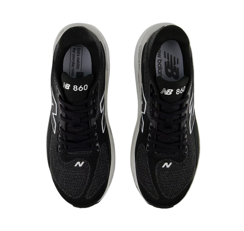 New Balance Men's Fresh Foam X 860v15 Black with White M8607GW
